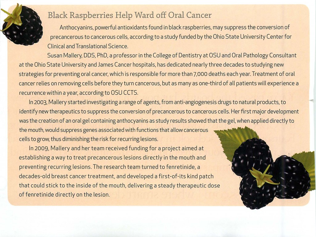 Black Rasperries Help Ward off Oral Cancer