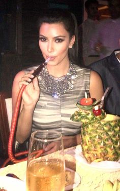 Kardashian hookah smoking