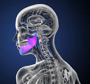 'x-ray of man with jaw pain'