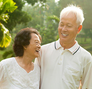 Couple in Cupertino followed dental implant post op instructions with success.