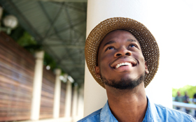 Smiling man had his wisdom teeth removed in Cupertino.