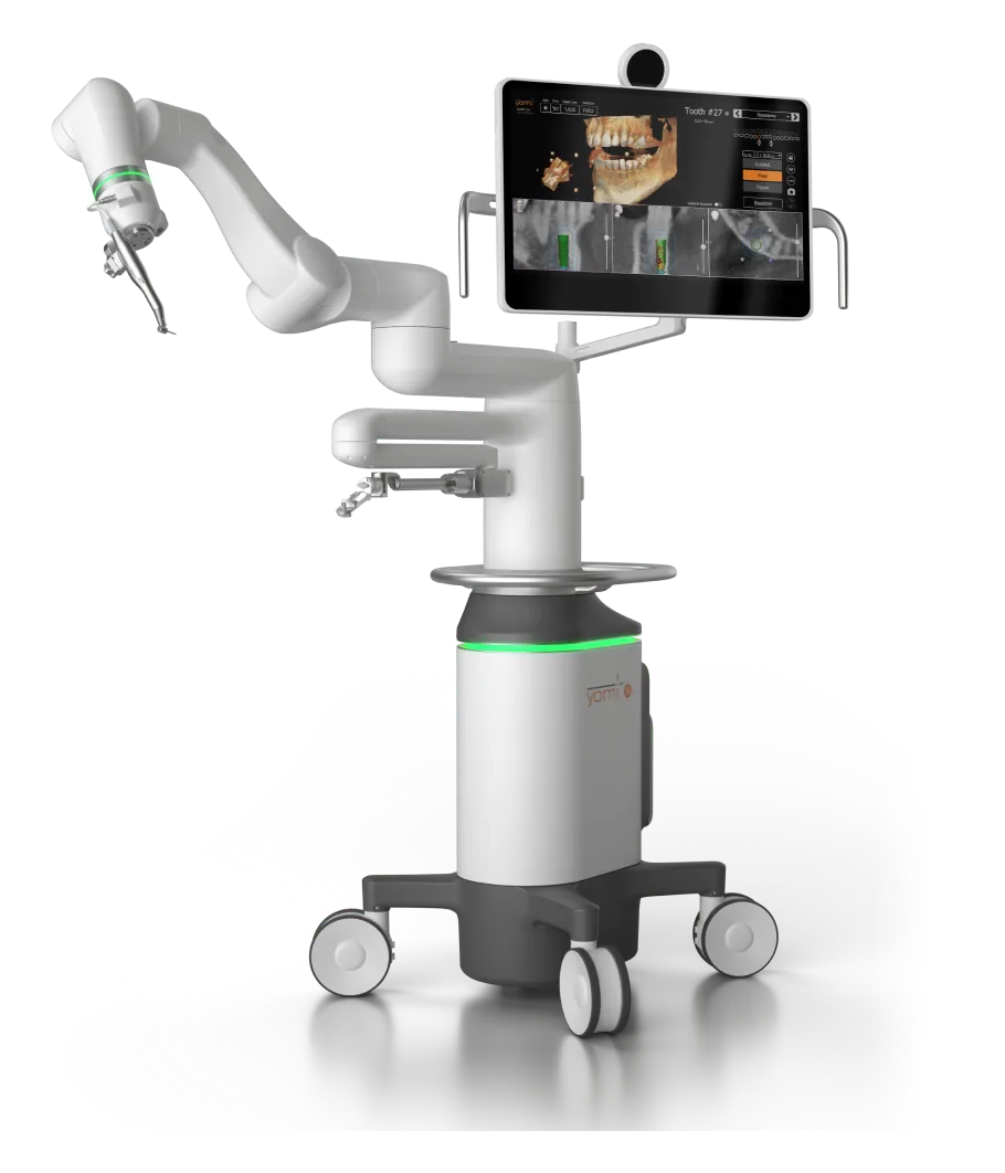 YOMI dental robot used for oral surgery and dental implants in cupertino and los gatos